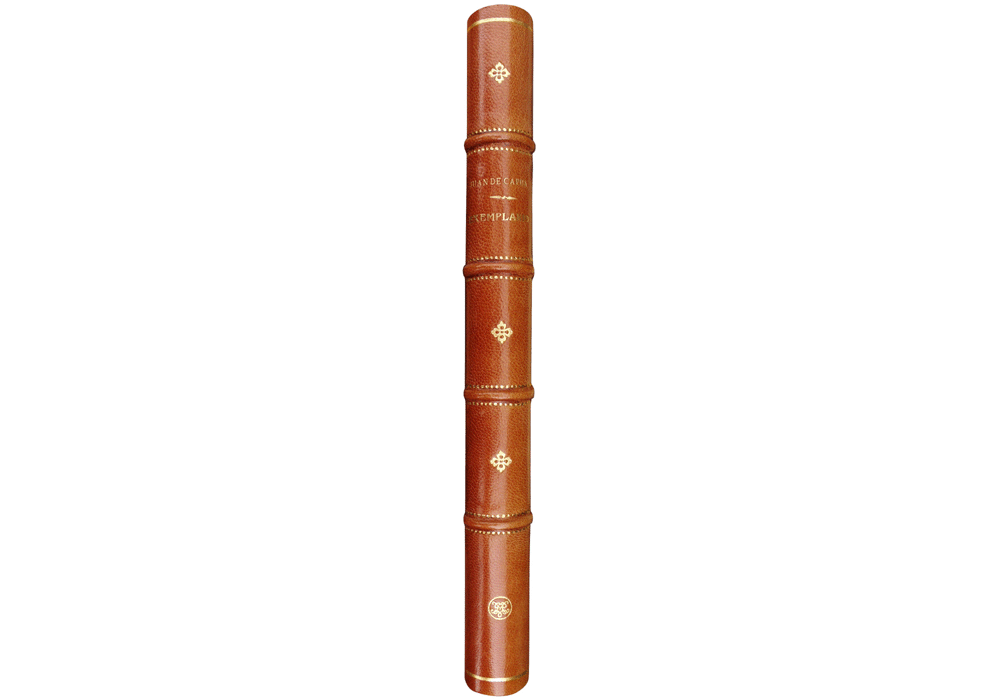 Exemplario-de Capua-Hurus-Incunables Libros Antiguos-libro facsimil-Vicent Garcia Editores-9 funda lomo